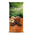 &Scaron;okoladas su lazdynų rie&scaron;utais DIOREL, 80 g