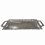 Turki&scaron;kos kavos, arbatos padėklas (metalinis) SILVER