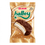 Sausainiai su mar&scaron;melu pieniniame &scaron;okolade HALLEY,30g