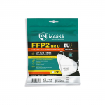 Sertifikuota apsauginė veido kaukė - medicininis respiratorius FFP2, 3 sluoksniai, NRD TYPE IIR, 1 pak.(10vnt.)