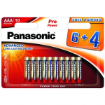 Panasonic Pro Power elementai AAA, 10vnt. (6+4)