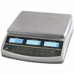Sertifikuotos kainą skaičiuojančios elektroninės svarstyklės su metrologine patikra, QTP- MR iki 30kg svorio. Padalos vertė: 10 g. Platformos matmenys: 230x300 mm, be stovo