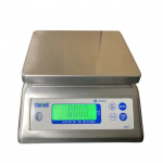 MATAS MSS7 - nerūdijančio plieno, vandeniui atsparios svarstyklės 6/15kg su metrologine patikra, padalos vertė 2/5g, 230 x 190 mm