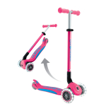 GLOBBER paspirtukas Elite Lights, fuksija, 439-610-3