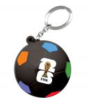 FIFA World Cup antistresinis kamuoliukas - raktų pakabukas, juodas, FI11267