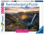 RAVENSBURGER dėlionė Haifoss Waterfall, Iceland, 1000d., 16738