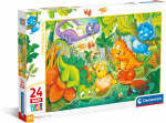 CLEMENTONI dėlionė Maxi Noli Dinos Happy Oasis, 24 det., 28524