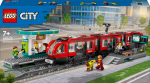 60423 LEGO&reg; City Trains Miesto centro tramvajus ir stotelė