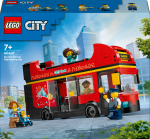 60407 LEGO&reg; City Great Vehicles Raudonas dviauk&scaron;tis apžvalgos autobusas