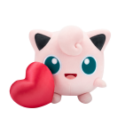 POKEMON pliu&scaron;inis žaislas Jigglypuff su &scaron;irdele, 20 cm, PKW3665