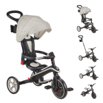 GLOBBER triratukas Explorer Trike 4in1, smėlinės spalvos , 732-211