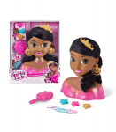 SPARKLE GIRLZ lėlės galva puo&scaron;imui, tamsiaplaukė lėlė, 100499