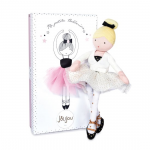 DOUDOU ET COMPAGNIE mink&scaron;ta lėlytė balerina Anna, 34 cm, JJ6035