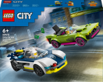60415 LEGO&reg; City Policijos Automobilis Ir Galingo Automobilio Gaudynės