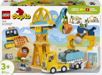 10476 LEGO&reg; DUPLO&reg; Town &bdquo;3 in 1&ldquo; statybvietė ir transporto priemonės
