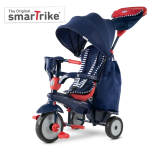 SmarTrike Swirl triratukas, mėlynas/raudonas, 6502502