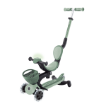 GLOBBER paspirtukas Go Up Baby Lights 360, 3in1,pastelinis žalias, 844-104