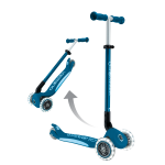 GLOBBER paspirtukas Elite Lights, mėlynas, 439-601-3