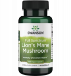 Swanson Full Spectrum Lion`s Mane Mushroom 500mg, 60 kap