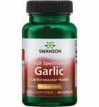 Swanson Garlic 400mg, 60 kap