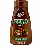 6PAK Nutrition Zero Syrup, Chocolate Hazelnut, 500 ml