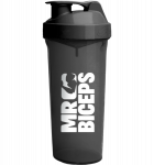 MrBiceps MrBiceps shaker, Black Transparency, 800 ml