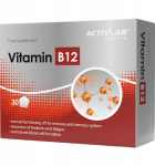 ActivLab Vitamin B12 500 mcg, 30 kap