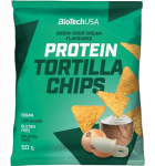 BioTech Protein Tortilla Chips, Onion-Sour Cream, 50 g