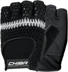 Chiba 30410 Athletic gloves, M, Black/White