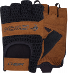 Chiba 3040018 Retro gloves, XL, Black/Brown