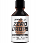 BioTech Zero Drops, Dark Chocolate, 50 ml