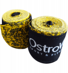OstroVit Boxing bandage, Yellow and black, 2,5 m