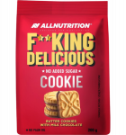 Allnutrition FITKING Delicious Butter Cookies with milk chocolate, 200 g