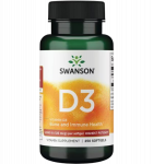 Swanson Vitaminas D3 (cholecalciferolis) 125&micro;g 5000TV, 250 kap