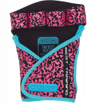 Chiba 40936 Lady Motivation Glove, M, Pink/Turquise/Black