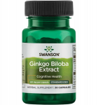 Swanson Ginkgo Biloba Extract 60mg, 30 kap