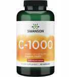 Swanson Vitamin C with Rose Hips 1000 mg, 90 caps