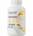 OstroVit Vitamin D3 4000 IU, 120 kap
