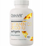 OstroVit Vitamin D3 2000 IU, 60 kap