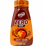 6PAK Nutrition Zero Syrup, Salted Caramel, 500 ml