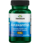 Swanson Astaxanthin 4mg, 60 kap (BB 2026-11-30)