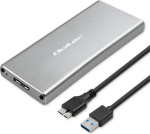 Qoltec Enclosure M.2 SSD drive SATA,NGFF,USB 3.0,2TB