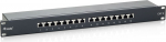 Equip 16-Port Cat.6 Shielded Patch Panel, Black