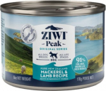 Ziwipeak - Mackerel & lamb wet food for dogs 170 gr. - (zp038)