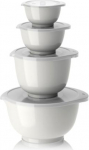 Rosti - Margrethe Bowls - Set of 4 + Lids (White)