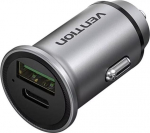 Vention MOBILE CHARGER CAR USB/2P GRAY FFBH0 VENTION