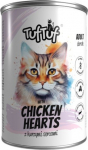 Tuftuf TUF TUF Meatloaf with chicken hearts - wet cat food - 400g