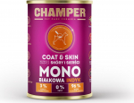 Champer Coat & Skin Monoprotein Turkey - wet dog food - 400g