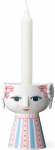 Bj&oslash;rn Wiinblad ​- Eva Candle Holder - H9.5 cm - Pink