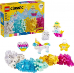Lego Klocki Classic 11040 Magiczny zestaw z przezroczystymi klockami